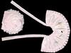 Shrine visit girl hood set embroidered hudx02 2-piece (hat, bib)