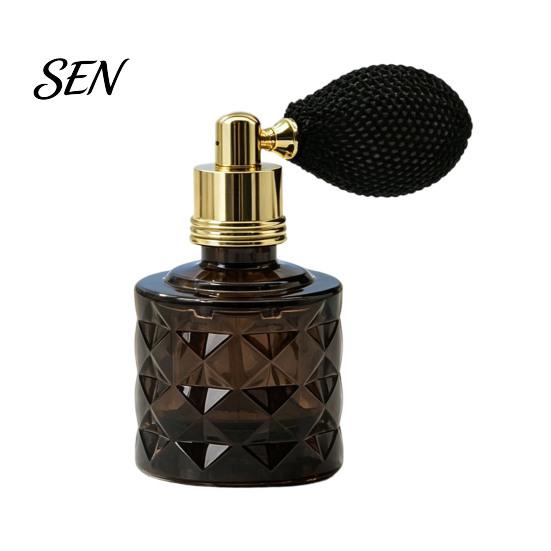 Airbag Parfumbehälter 10ML Vintage Airbag Flasche, Tragbare Nachfüllbare Duft Glasflasche Leerer Zerstäuber Sprühflasche für Reisen Auslaufsicher