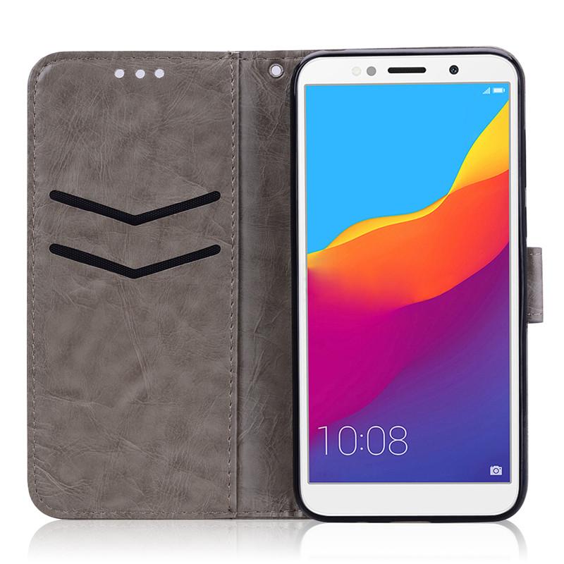 Custodia Portafoglio In Pelle PU Con Supporto E Slot Per Carte Per Huawei Nova 8i / Honor 50 Lite - Blu Scuro