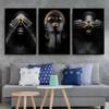 Schwarz und Gold afrikanische Kunst Poster drucken Frau Leinwand Malerei Wand Kunst Cuadros skandinavische Dekoration Home Bild Wohnzimmer