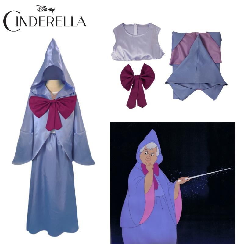 Cinderella Cosplay Costume For Women Fairy Godmother Inspired Outfit For Halloween And Stage Performances Stock)