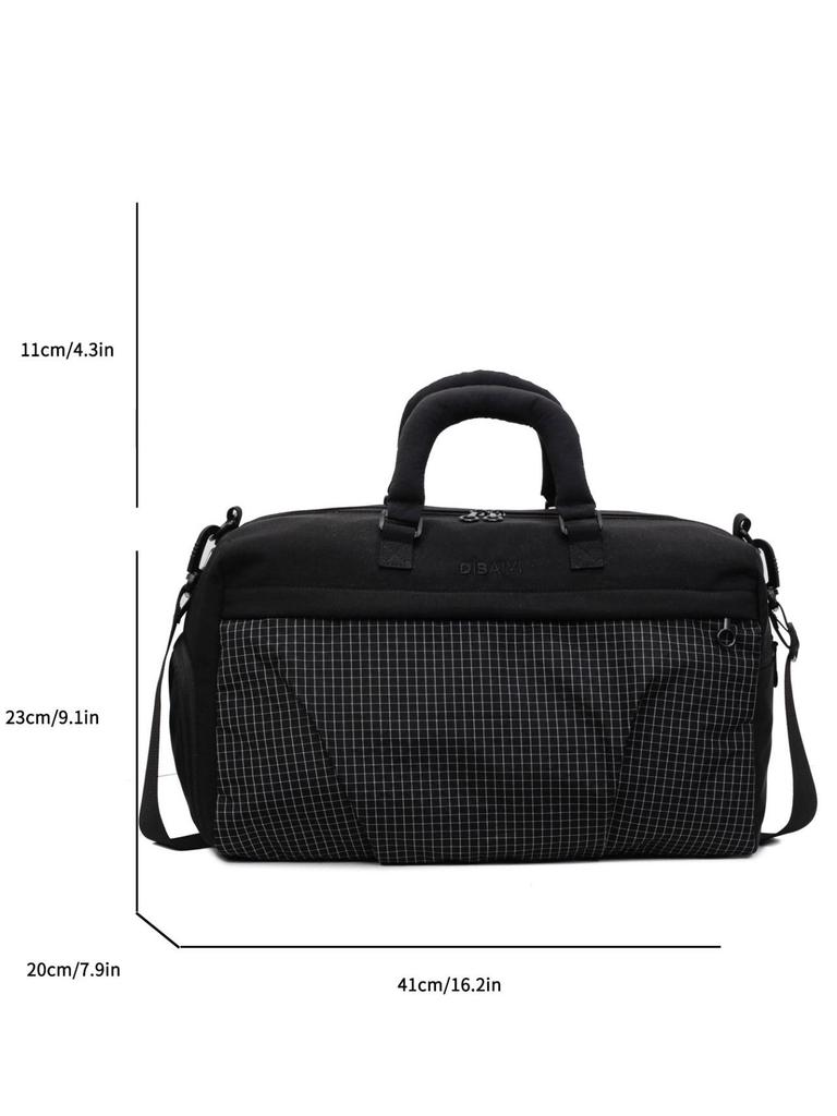 Korean Style Multifunctional Travel & Gym Bag Set - Lightweight Trolley Luggage & Handbag