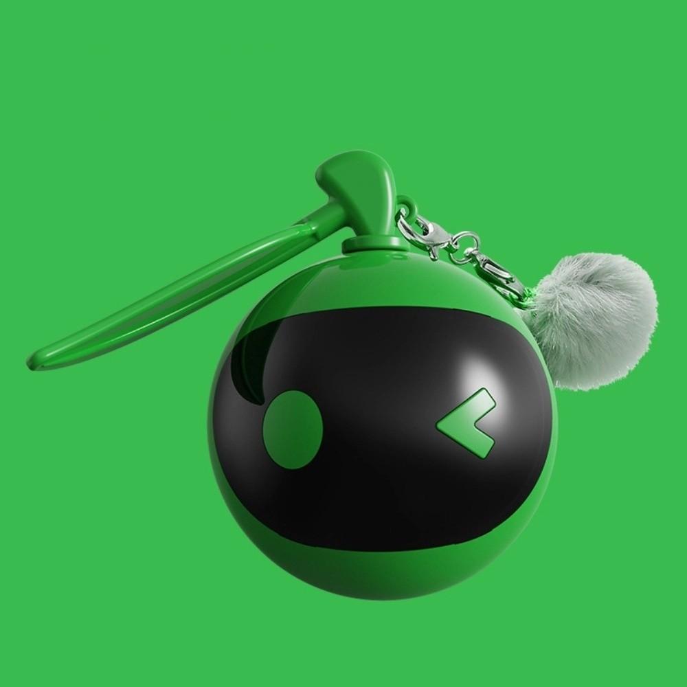 

Звучащая Самокатящаяся Игрушка-шар Перезаряжаемая через USB Игрушка для кошек Умная Электрическая Игрушка для кошек Упражнения зелёный