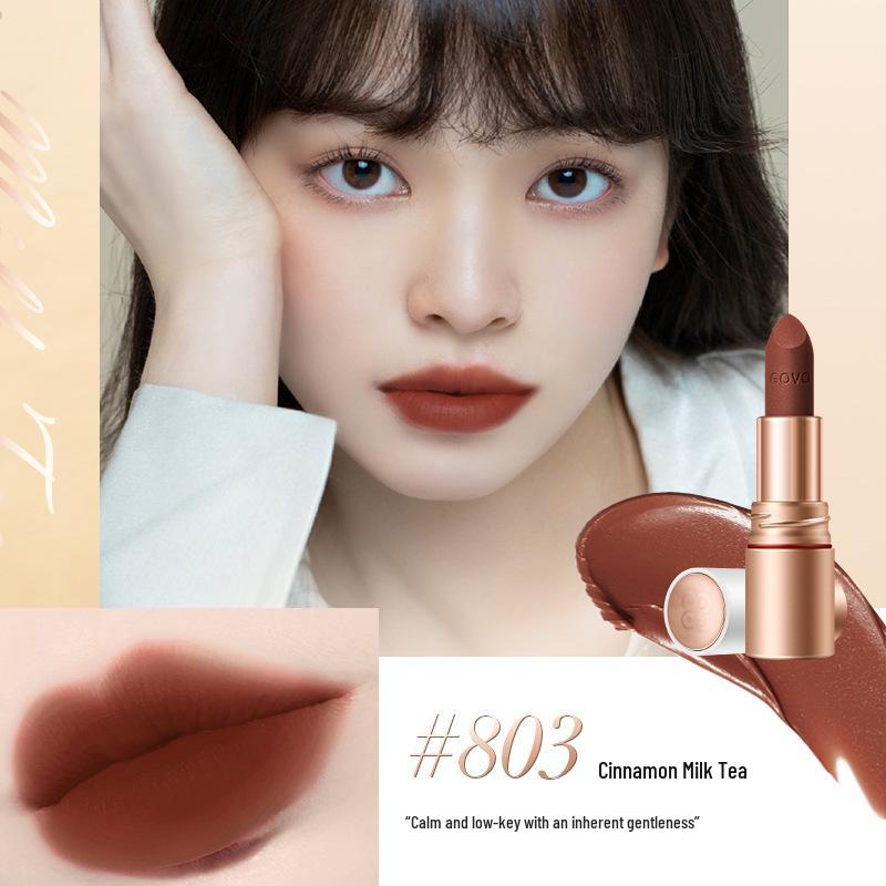 GOVO Pure Matte Non-Stick Velvet Lipstick - Queen Yellow for Brightening, Long-Lasting, Non-Fading Makeup