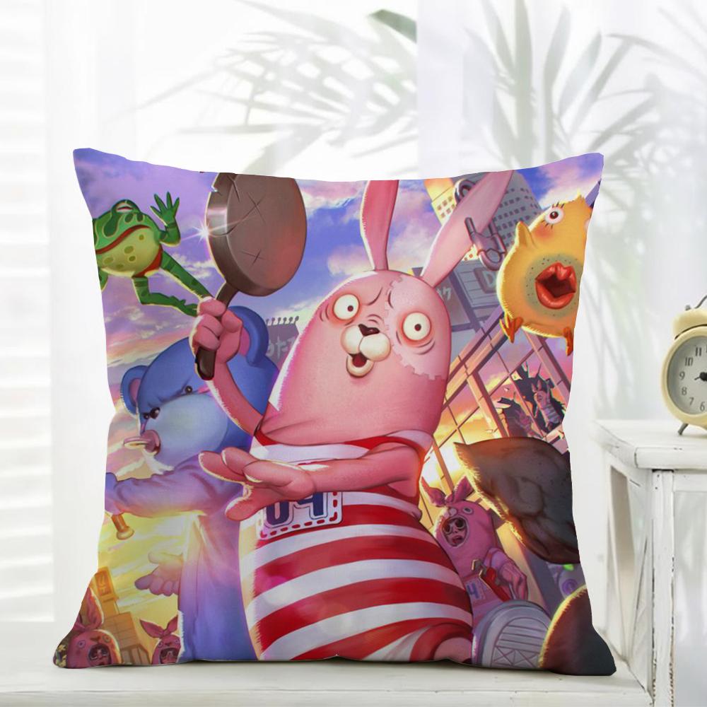 Anime UUsavich Cushion Cover Daily Washable Linen Pillowcase Soft  for Sofa Bed Home Room Decor