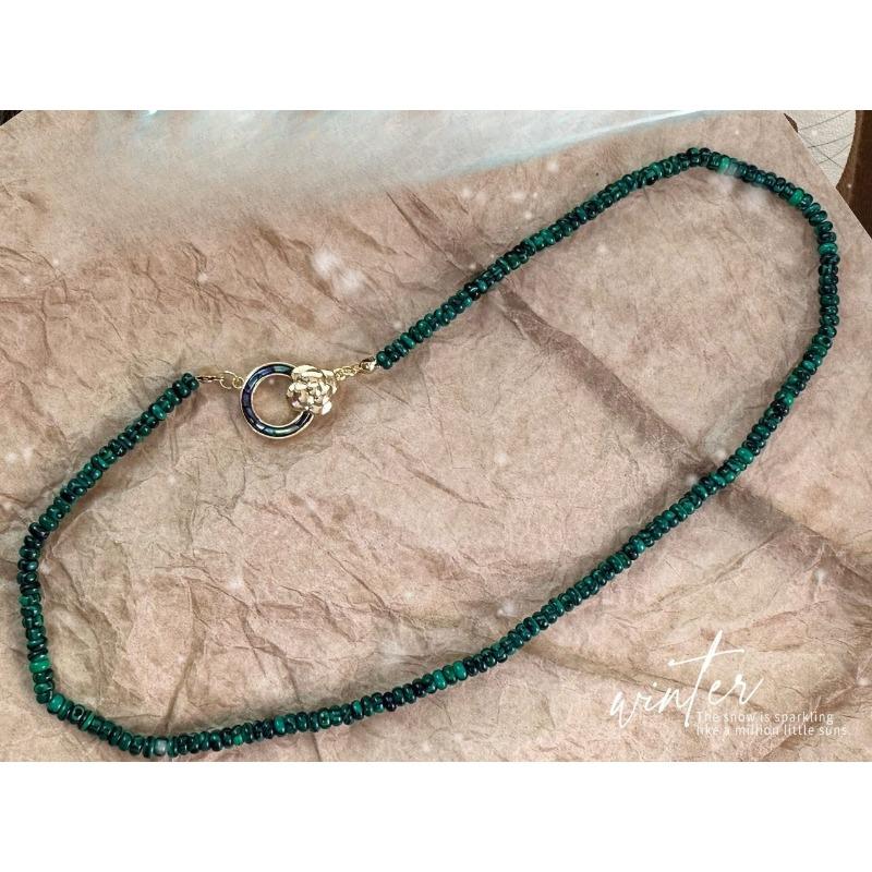 Exclusive, Low-key, Luxurious, Retro Beaded Necklace for Women, Collar Chain, Neck Chain, Gift