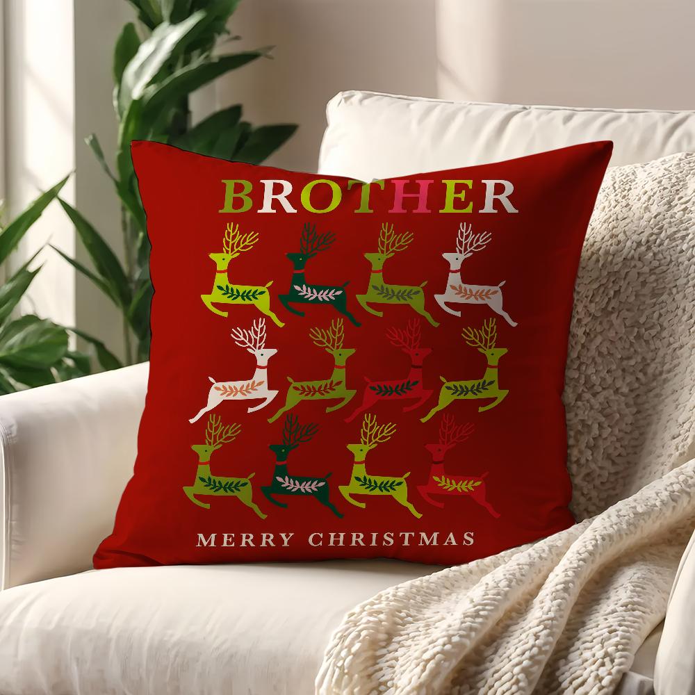 Christmas Animals Snow Cushion Cover Best Home Office Coffee Pillow Sofa Printing Decoration Room Shop Car Nordic Simplicity Hit