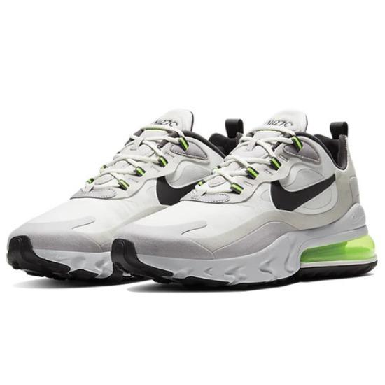 

Nike Air Max 270 React White Grey Electric Green - CI3866-100 EU 44 белый