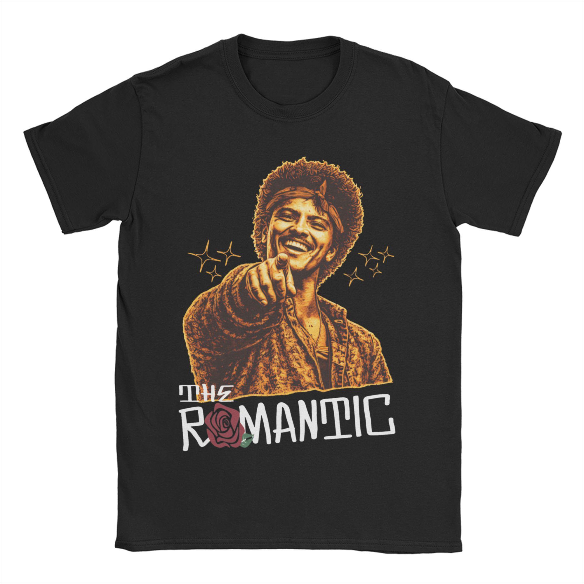 

Bruno Mars T Shirts for Unisex Women Pure Cotton Crazy TShirts Round Neck Tees Short Sleeve Clothes Adult S
