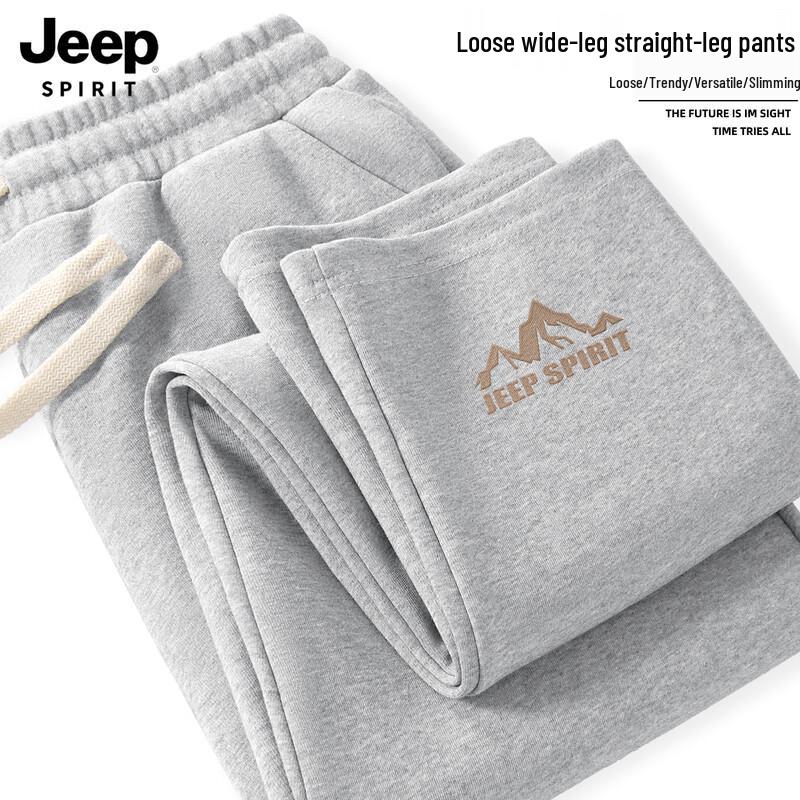 

JEEP SPIRIT Men s 2025 Autumn Loose-Fit Casual Trousers 3XL
