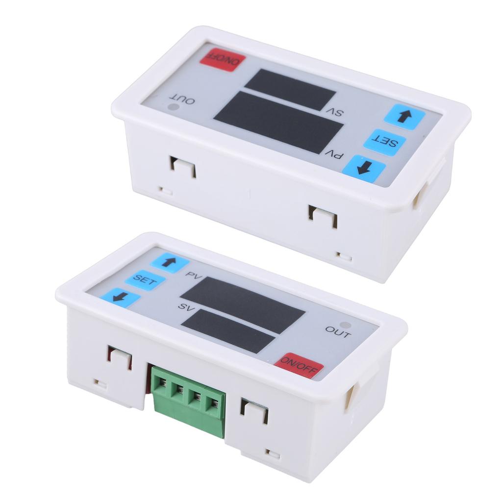Adjustable Timing Relay Control Module Ith Digital LED Indicator Plastic For Home Automation & Electrical Equipment