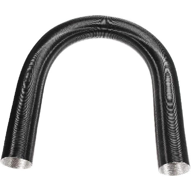 Warm Air Ducting Hose Vent 90mm Diameter 1m Extendable Heat-Resistant Car Diesel Heater Aluminum Ductting Pipe for 2000W 6000W Air Heaters