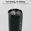 12V24V vyhřívací hrnek do auta, 400 ml Nerezový vyhřívaný cestovní hrnek Auto Home Dual Use Smart