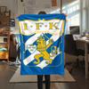 1PC IFK Göteborg Print Flannel Blanket, High quality Comfortable for All Seasons, Home Decor, Warmth and Comfort, Perfect for Christmas Gifts