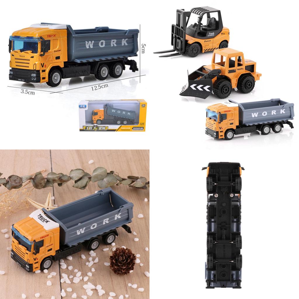 Classic 164 Scale Construction Vehicle Model With Premium Alloy And Plastic Materials