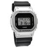 Full Metal Series Metal Case Quartz Movement Resin Strap Watch Men Watches Silver GM-5600-1PRD