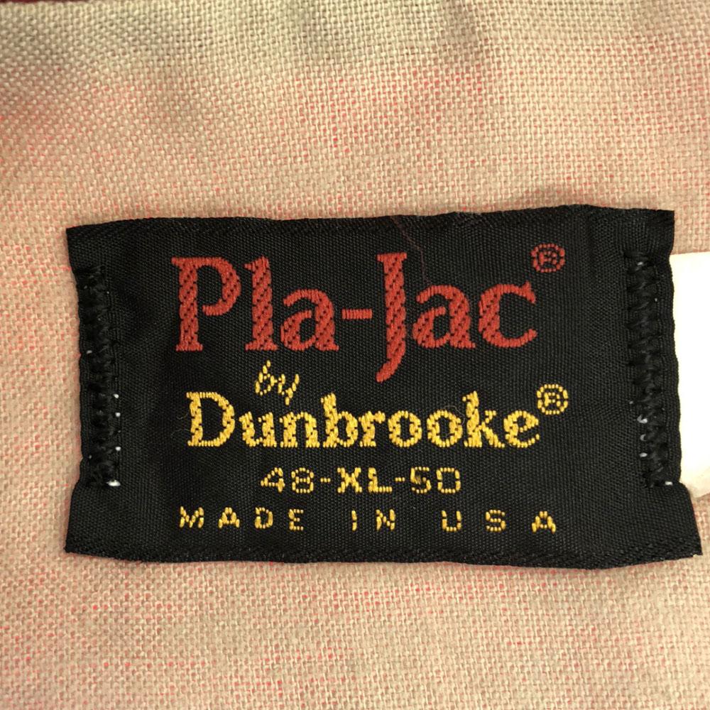 Pla-Jac 80s Made In USA Print Stajan XL Red Nylon Old Men's Used