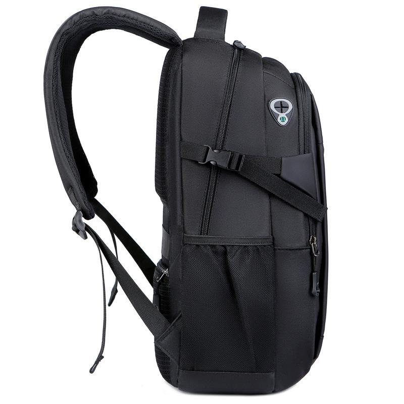 Men's Computer Bag Trendy Business Trip Headphones Leather Backpack Business Commuting Casual Student School Bag