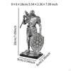 Statua Opera d'Arte in Resina Decorazione Medievale per Casa Ufficio