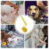 Dog Washing Brush - Pet Bath Scrubber for Small Dogs and Cats Reusable Grooming Tool for Short and Long Hair