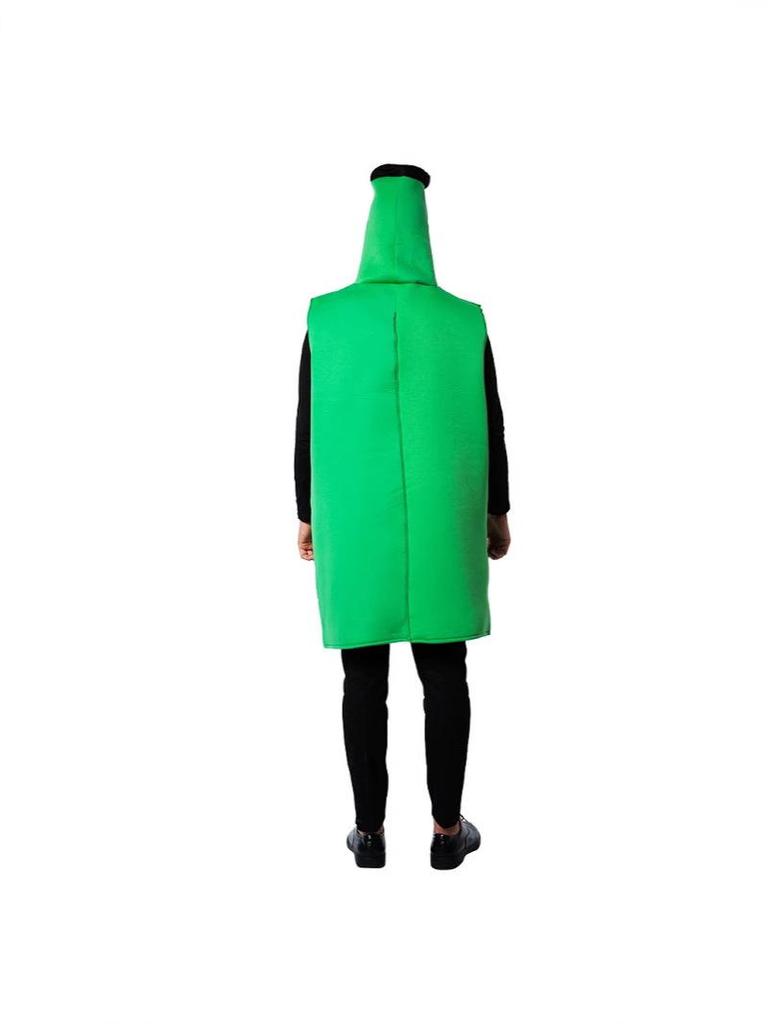 Costume Cosplay da Birra di Halloween Transfrontaliero per Adulti - Divertente Outfit da Palco Verde