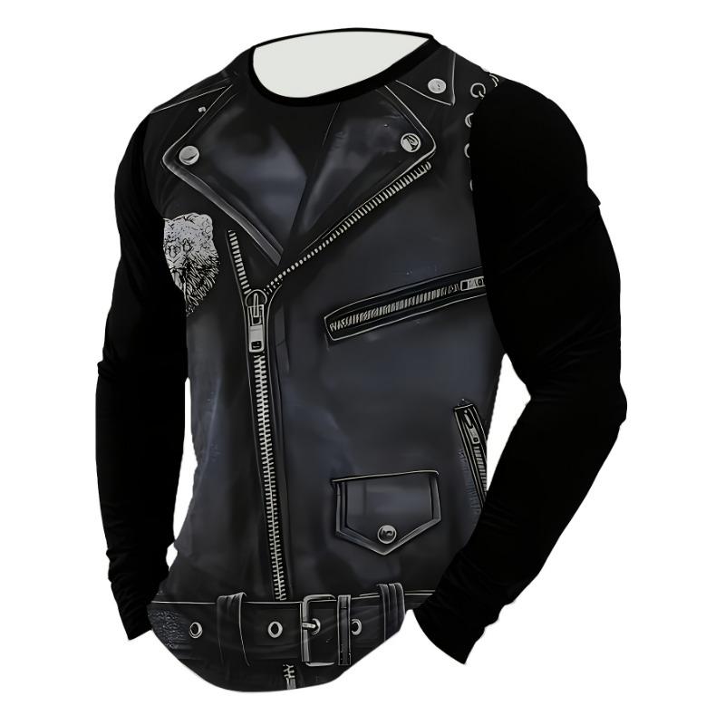 Men s 3D Digital Printed Casual T-Shirt M