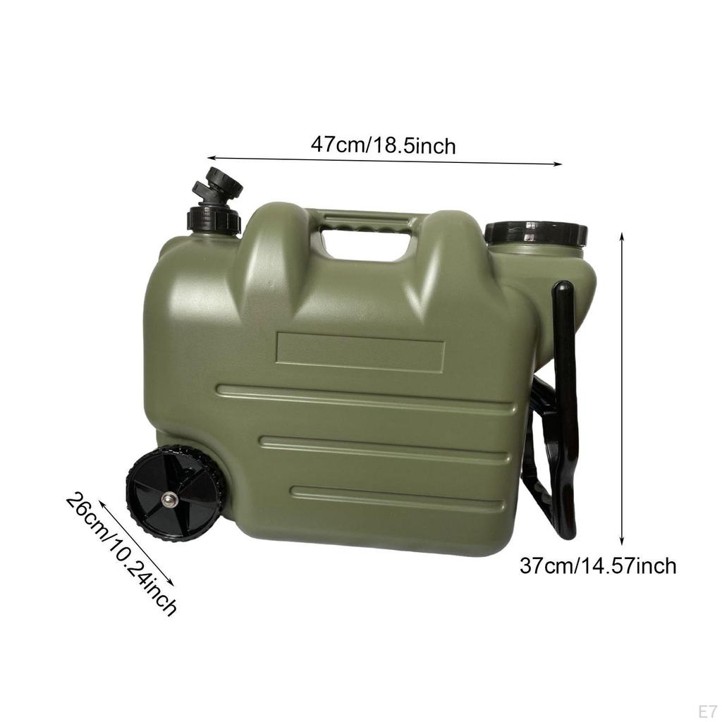 Camping Water Bottle Drink Dispenser Multi Purpose with Handle Travel Kettle Bucket Canister