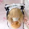 Creative Cat Ears Lolita Lace Headband Jk Kawaii Barrettes Hair Accessories Ribbon Bow Ruffled Headband Girls
