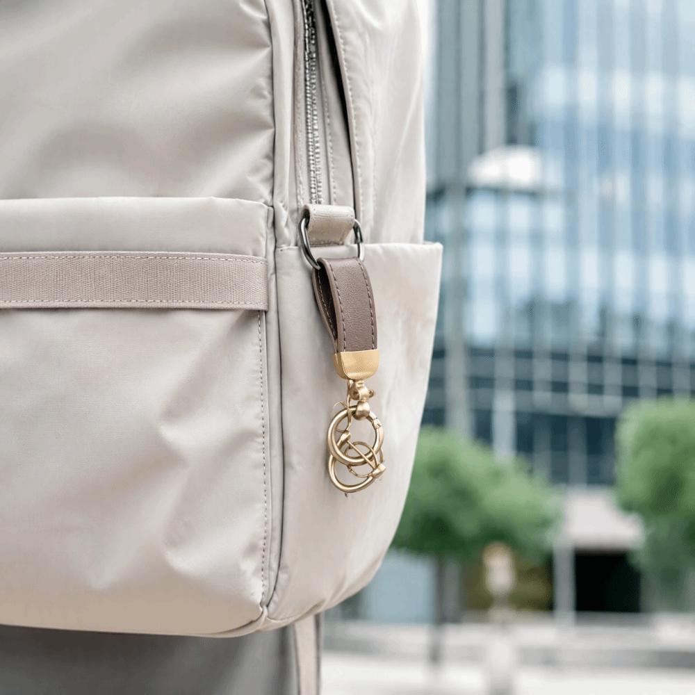 Ladies Bag Fashion Decoration Leather Car Keyring Key Holder Car Key Pendant Keychain Accessories