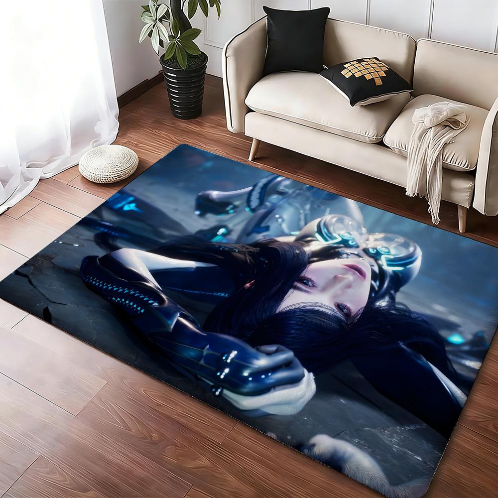 Anime Hot S-Stellar B-Blade Floor Mat Cozy Flannel Soft Thick Non-Slip Mat For Living Room Bedroom Kitchen Decor Rugs