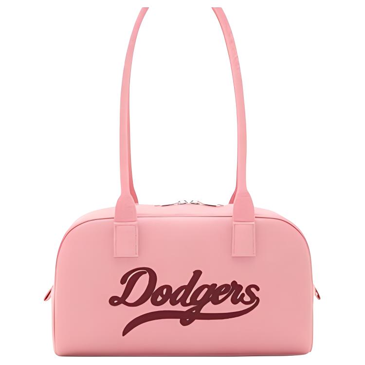 

MLB Los Angeles Dodgers Polyester Handbag, Shoulder Bag Regular Unisex Dark Pink Casual 3ABQL05 темно-рожевого кольору