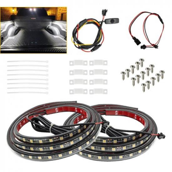 2pcs 60" LED TRUCK CARGO BED WORK LIGHTING BAR FOR STRIPS CHEVY FORD DODGE GMC