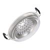 Steak Grill Charcoal Pan Multifunctional Aluminum Barbecue Grill Hot Pot for Family Gathering Outdoor Picnics Small