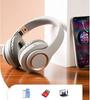Wireless Bluetooth Low Lightweight and 40mm HD Driver Instructions for Web and Zoom Calls 5.3 Over-Ear Headphones, Latency, Closed-Back Design,