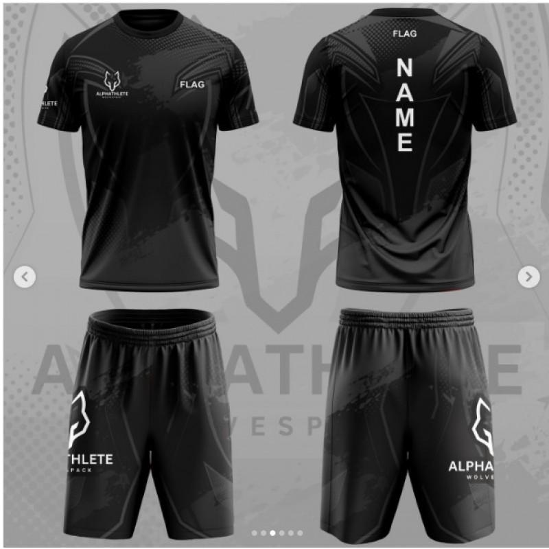 Mens Sportswear Set Wrestling Training 3D Printed Short Sleeve T-Shirt Shorts Breathable Mesh Fabric Casual Athletic Wear
