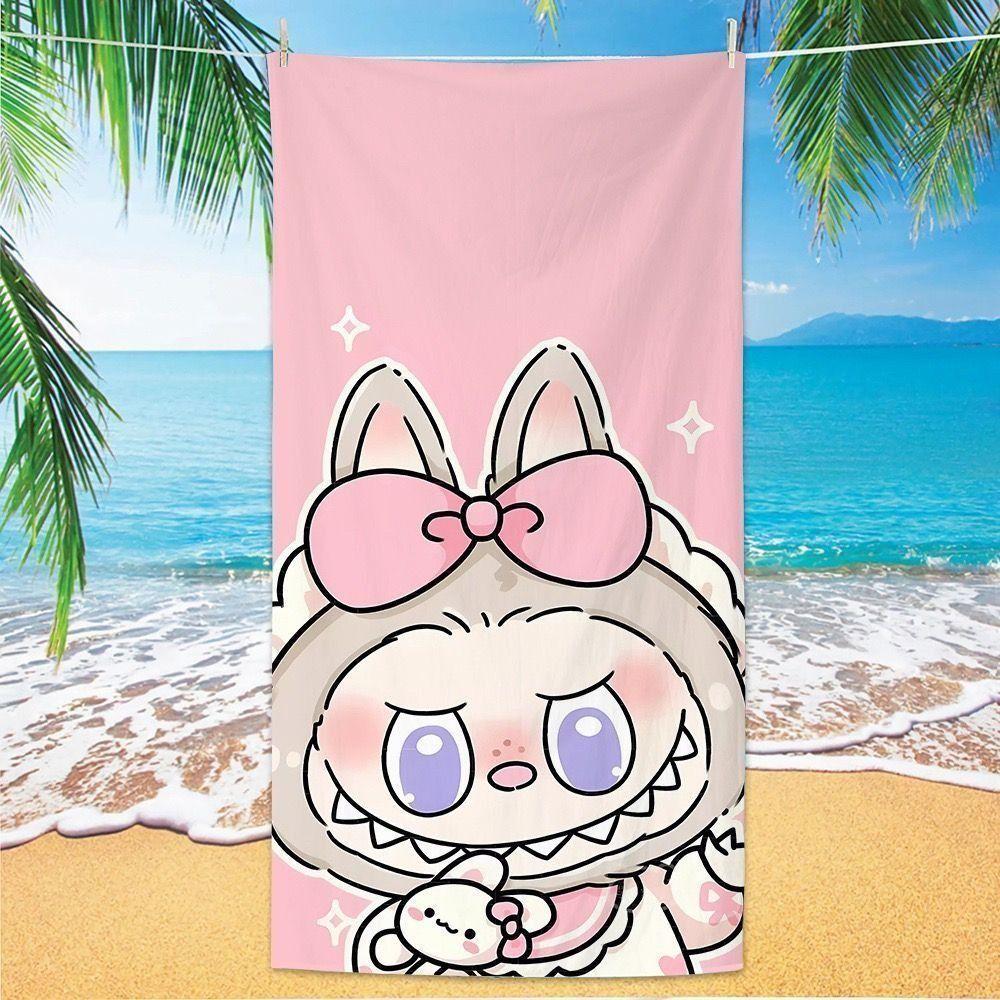 Cute Cartoon Children's Bath Towels, Running Sports Quick-drying Towels, Swimming Bath Towels, Beach Towels