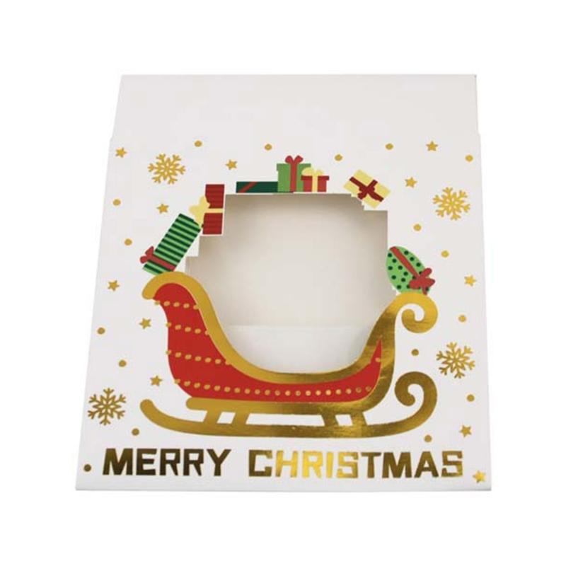 12Pcs Christmas Chocolate Box Gold Foil Chocolate Gift Box with 12 Slot Christmas Treat Boxes for Cookie Candy Chocolate