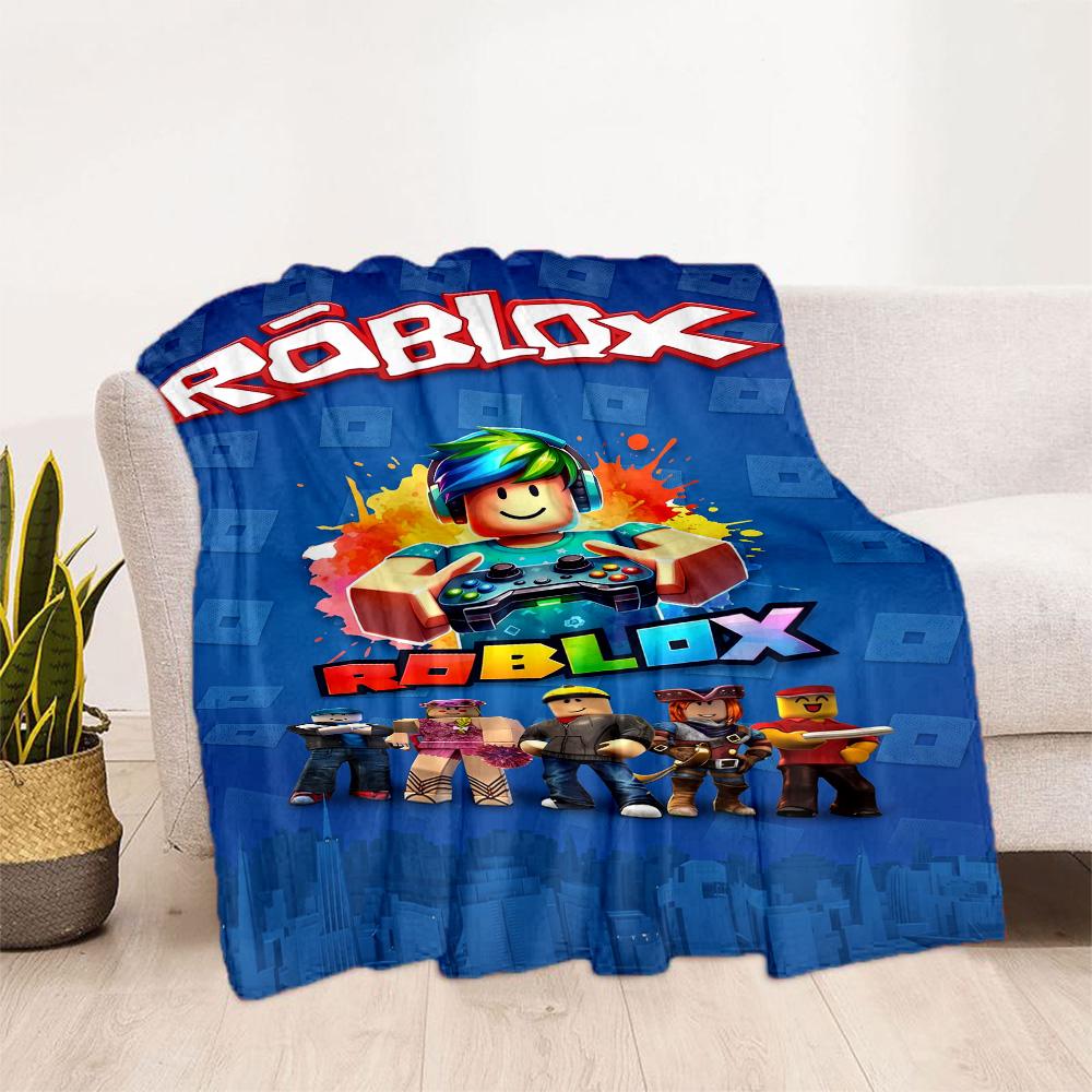 Roblox 301 Coperta Calda Decorativa Perfetta per Biancheria da Letto Picnic Ufficio per Tutte le Stagioni Calda Decorazione Regalo Perfetto per Parenti e Amici