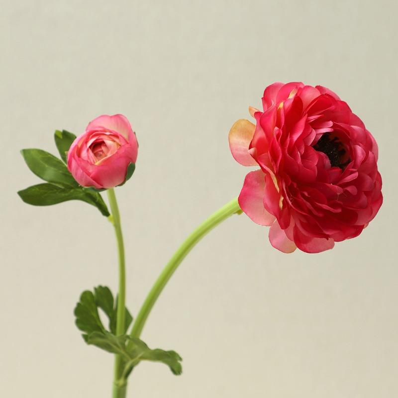 Lotus and Peony Artificial Flower Arrangements Flower Vases Living Room Decoration Artificial Flowers