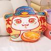 Mascot 2025 Fruit Snake Plush Pillows Room Decoration Spring Festival Gifts