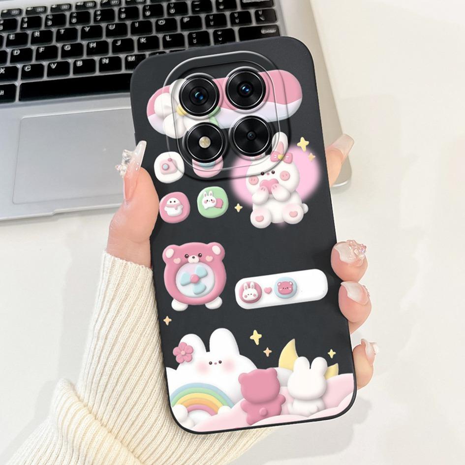 For Xiaomi Redmi Note 14 Pro 5G Case Fashion Painted Soft Silicone Back Cover on Xiaomi Redmi Note 14 Pro Plus Note14 Pro+ Shell