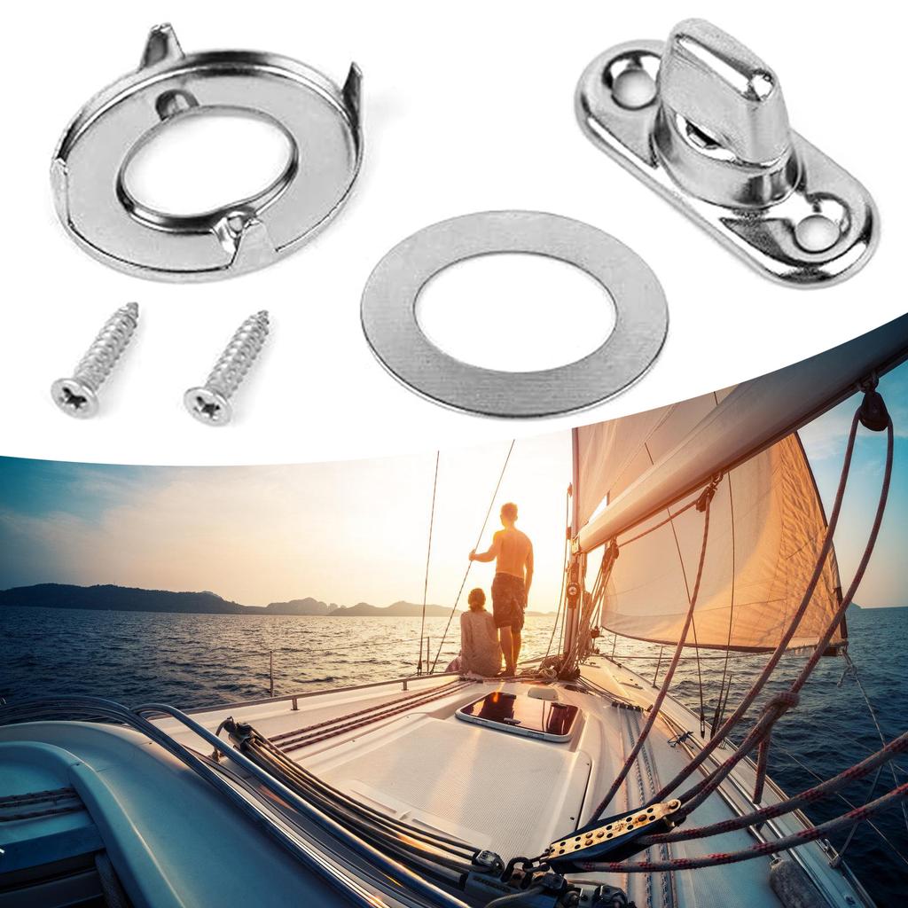 20pcs Marine Grade Twist Lock Fasteners with Assorted Length Screws Accessory for Secure Canvas and Wood Assembly
