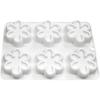 6-cavity Six Petals Flower Silicone Mould Fondant Chocolate Mold Cake Baking Tools for DIY Mousse Jelly Puddings