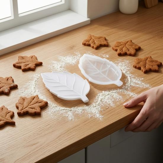 Fondant Pressing Tools Leaf Resin Tray Mold, Maple Turtleback Ginkgo Mulberry Lotus Shaped Silicone Molds Epoxy Mold for Jewelry Plate, Trinket Dish,
