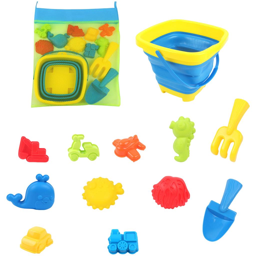 Kids Childrens Play Sand for Sandbox Children's Foldable Beach Bucket Toy Playset Telescopic Square Round Outdoor Chairs for Inflatable