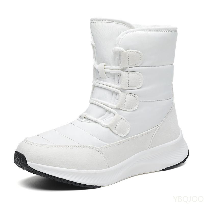 Fashion New Trendy Lightweight Simple Comfortable Women's Cotton Boots Winter Outdoor High Top Insulation Warm Thick Soled Cotton Shoes