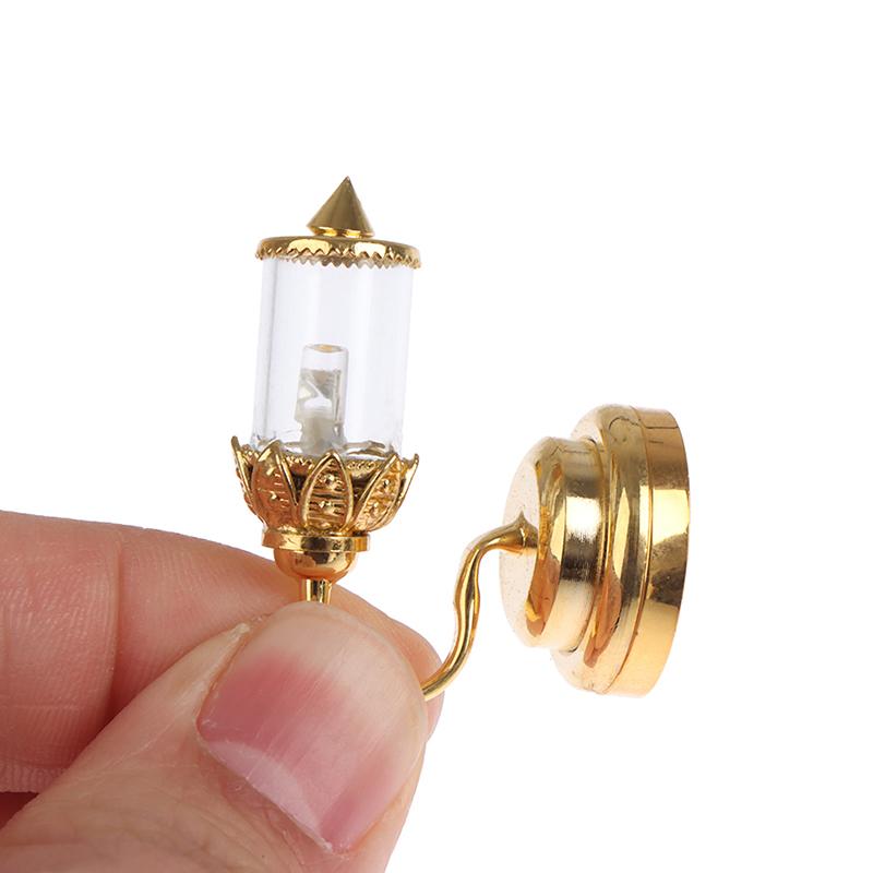 1:12 Dollhouse Miniature Wall Lamp Led Lamp Desk Lamp Ceilinglamp Doll Decor Toy