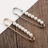 2pcs Brooch Anti-exposure Waistband Fixing Buckle Anti-pearl Safety Pin Multifunction Brooches for Women Waist Buckle