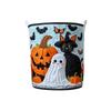 Hamper, Halloween Quilted Cotton Storage Basket with Lid for Clothes and Home Organization