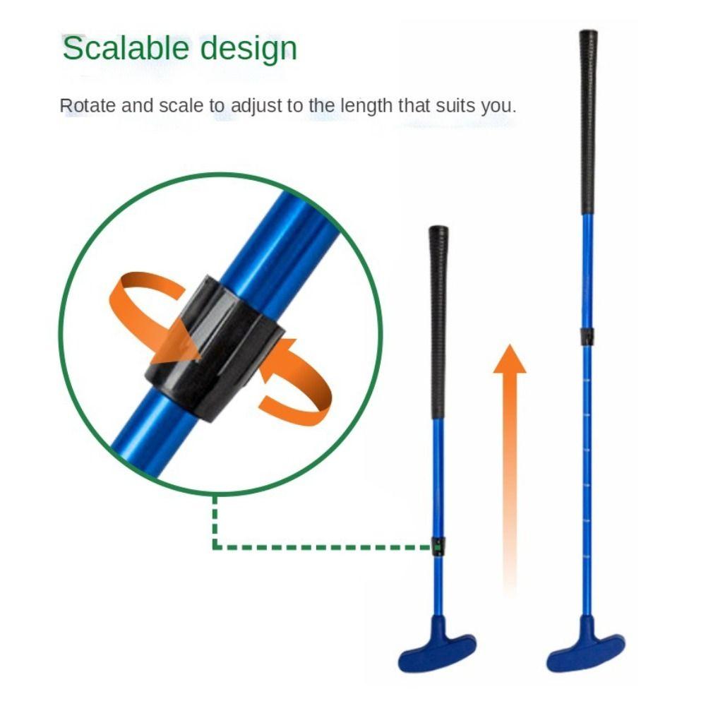 Double-Sided Golf Junior Putter Non-slip Telescopic Golf Putter Golf Sports   Golf Beginner